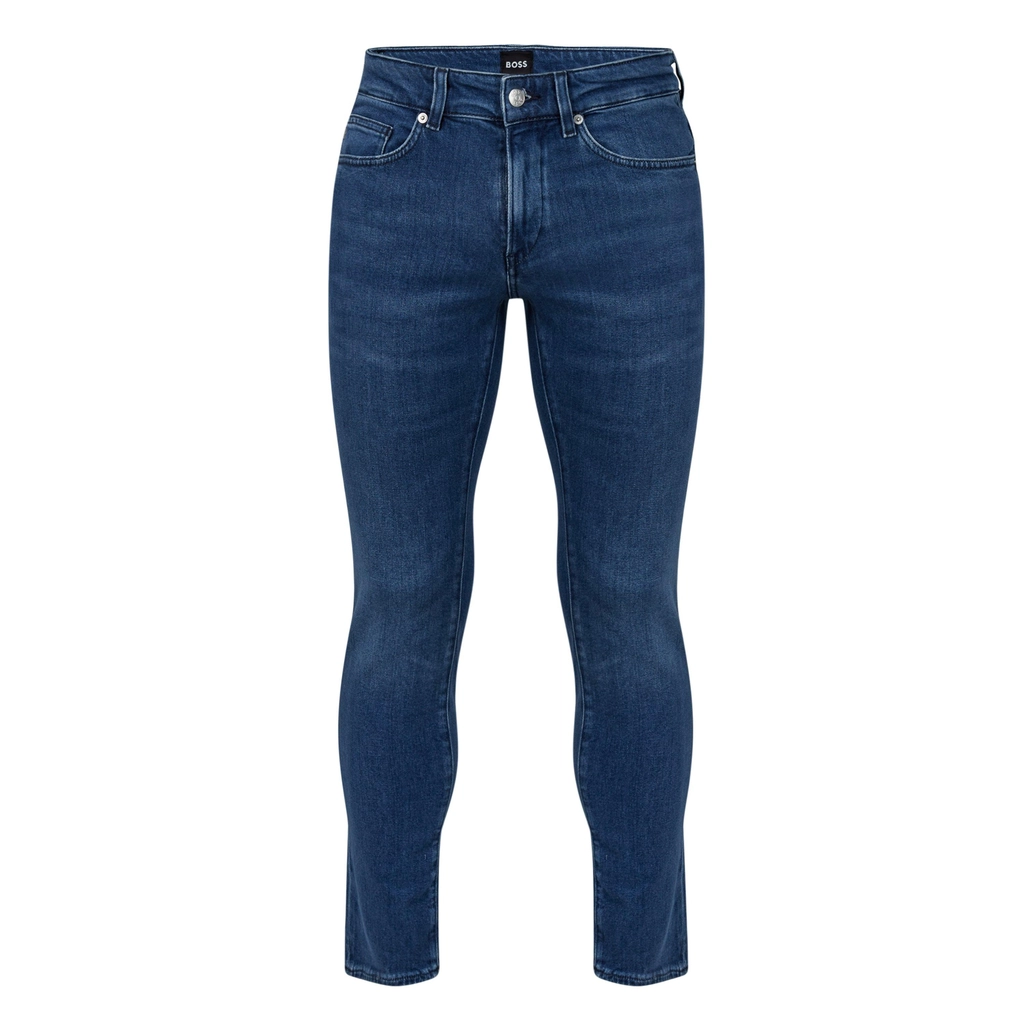 Hugo Boss Delaware Slim Fit Jeans - Med Blue 421